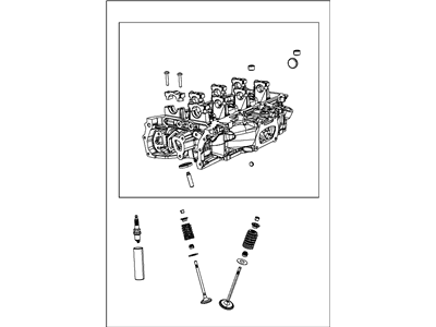 Jeep Cylinder Head - 68641998AA