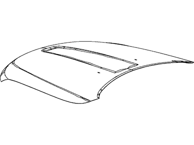 Dodge 55369453AB PANEL Hood