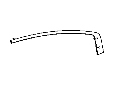 Dodge 57010506AJ MOLDING Day Light Opening Rear Door