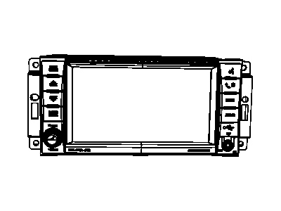 Jeep 5064242AH RADIO AM/FM/DVD/HDD/MP3/RR CAMERA