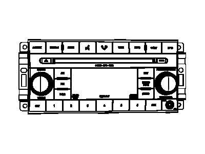 Jeep 5064923AE RADIO AM/FM/6 DVD