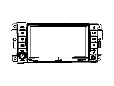 Jeep 5064401AG RADIO AM/FM/DVD/HDD/NAV/SDARS
