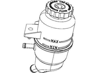 Mopar 52126151AE Reservoir Power Steering Fluid