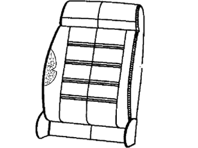 Mopar 6BZ70NX8AA Cover Front Seat Back