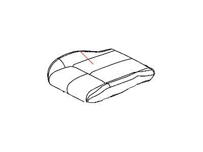 Jeep 5LL04DX9AA COVER Front Seat Cushion