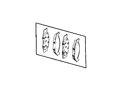 Dodge 2AMV3163AA PAD KIT Front Disc Brake