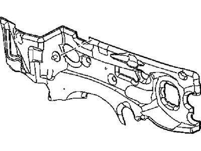 Mopar 5057793AF Silencer Dash Panel Engine Side