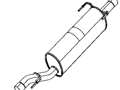 Mopar 52121372AF Muffler Exhaust