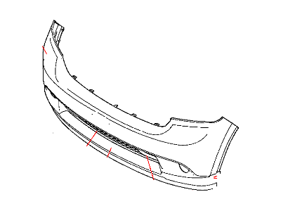 Dodge 68089166AB FASCIA Front Lower
