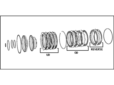 Mopar 5013090AG Clutch Package Automatic Transmission Input