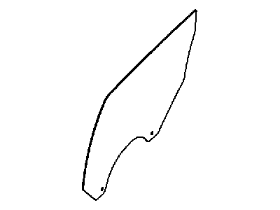 Dodge 5076891AB GLASS Rear Door