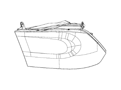 Ram 68088548AA LAMP Headlamp Park And Turn