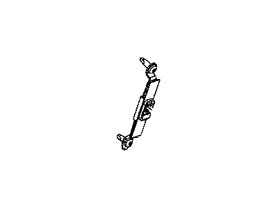Mopar 52029315AA Adjuster Seat Belt Turning Loop 52029315AA Mopar Adjuster Seat Belt Turning Loop Illustration 1 of 1