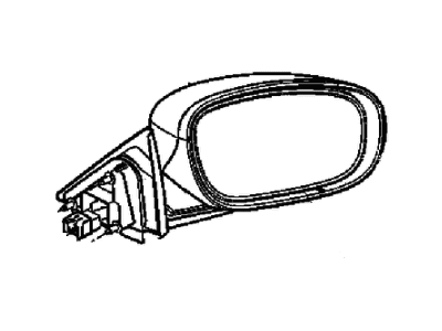 Dodge 1MA44FQDAH MIRROR Outside Rearview