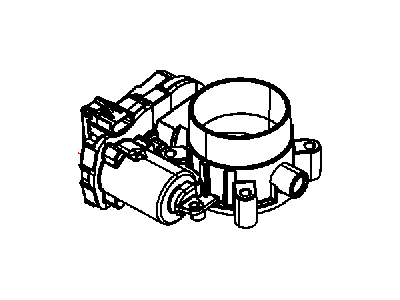 4891970AC Mopar Throttle Body Illustration 1 of 1