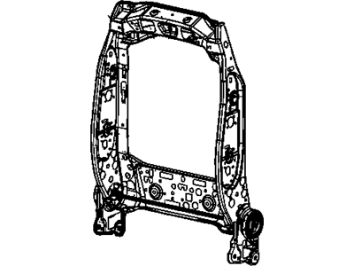 Dodge 68050609AA FRAME Front Seat Back