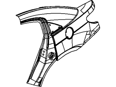 Dodge 68021033AB PANEL PACKAGE Body Side Aperture Rear