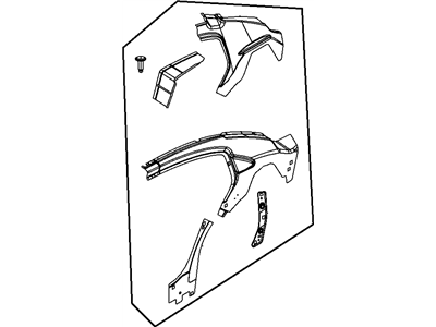 Chrysler 5008755AI PANEL Quarter Inner