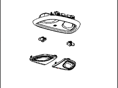 Jeep 5MW35HDAAB LAMP Dome Assembly