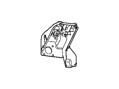 55351227AC Mopar Bracket Steering Column Illustration 1 of 1