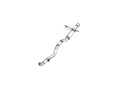 Jeep 68225540AA PIPE Exhaust Front