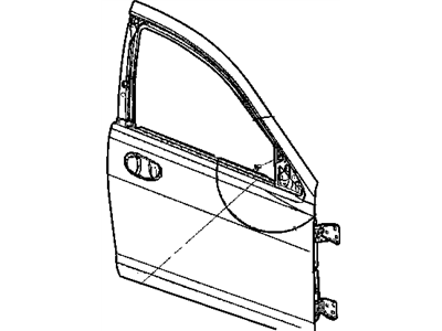 Mopar 4814463AB Hinge Front Door Lower