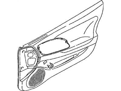 Dodge MR758672 Door Trim Panel