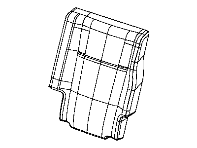 Dodge 1LL121DVAA COVER Rear Seat Back 40%