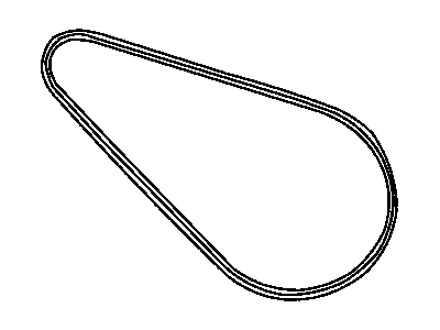 Chrysler 4668380AA BELT Alternator Drive 2.4L