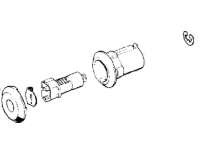 Jeep 83505067 Cylinder & Keys