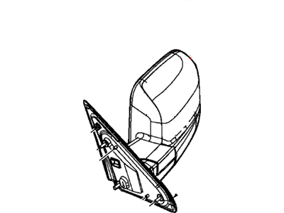 Mopar 68227122AA Mirror Outside Rearview Mopar 68227122AA Mirror Outside Rearview