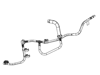 Jeep Brake Booster Vacuum Hose - 68289579AE