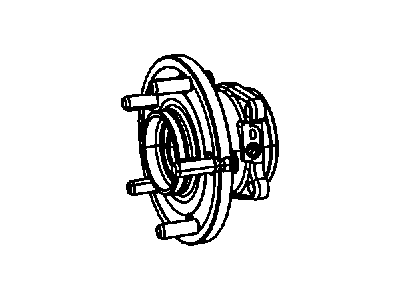 Dodge 4721985AA HUB AND BEARING Brake