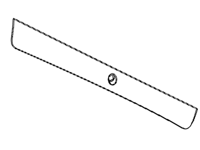 Dodge 1PE011W1AA APPLIQUE Storage Bin