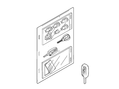Mopar 68369881AA Lock Kit 68369881AA Mopar Lock Kit Illustration 1 of 1