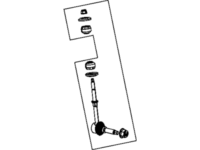V8055439AA Mopar Link Kit Stabilizer Bar Illustration 1 of 1