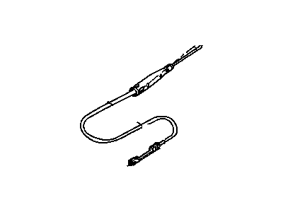 Dodge Dakota Parking Brake Cable - 52009086