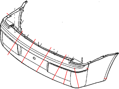 Chrysler 5029904AA FASCIA Rear