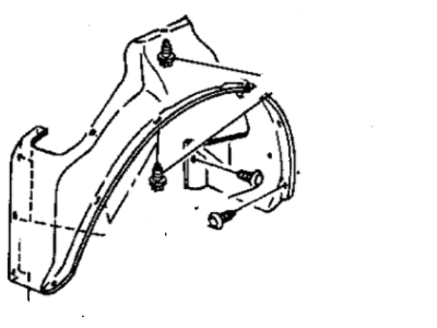 Dodge 4673344 Fender Liner