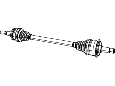 Chrysler R8154331AA SHAFT Axle Half