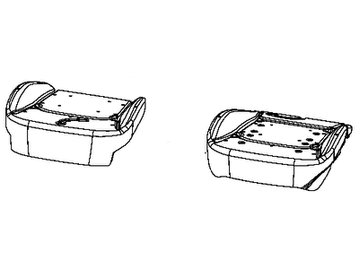 Mopar 68251149AB Foam Seat Cushion Front
