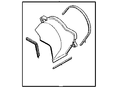 Chrysler Sebring Timing Cover - MD343876