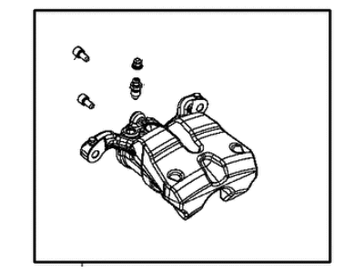 Mopar 68225304AC Caliper Assembly Disc Brake Rear