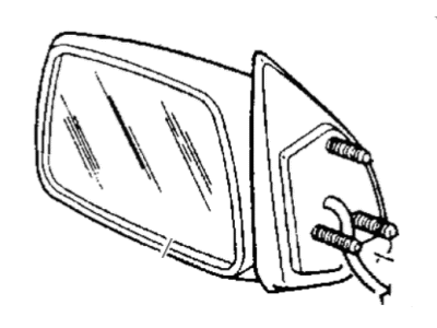 Jeep 4856532 Mirror Glass