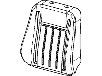 Dodge ZV811J3AA PANEL Front Seat Back