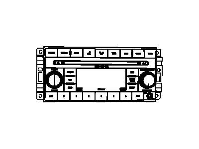 Mopar 5064920AE Radio Am/Fm/6 Dvd/SDARS
