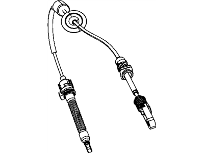 Jeep 68003138AC Shift Control Cable