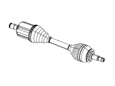 Jeep 68292311AA SHAFT Axle Half