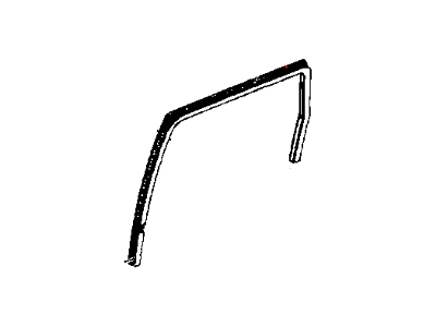 Jeep 55399189AE WEATHERSTRIP Rear Door Glass Run
