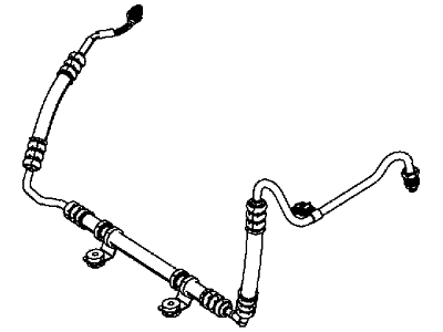 Mopar 5154921AC Hose Power Steering Pressure Power Steering Pump To Gear